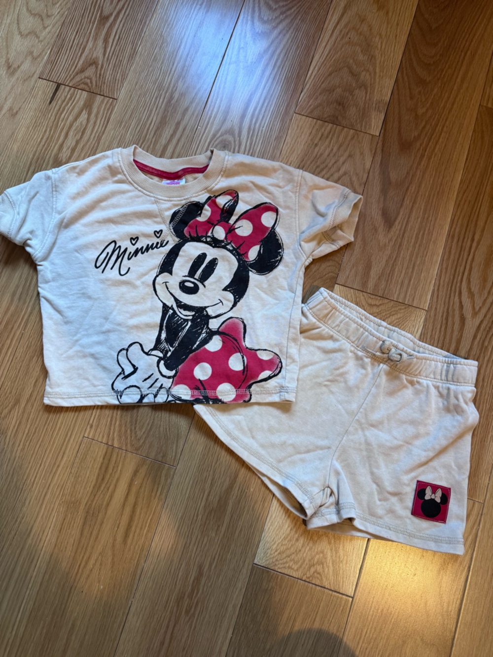 Disney Cream & Red Minnie Mouse Two-Piece Set - Picture 2 of 2